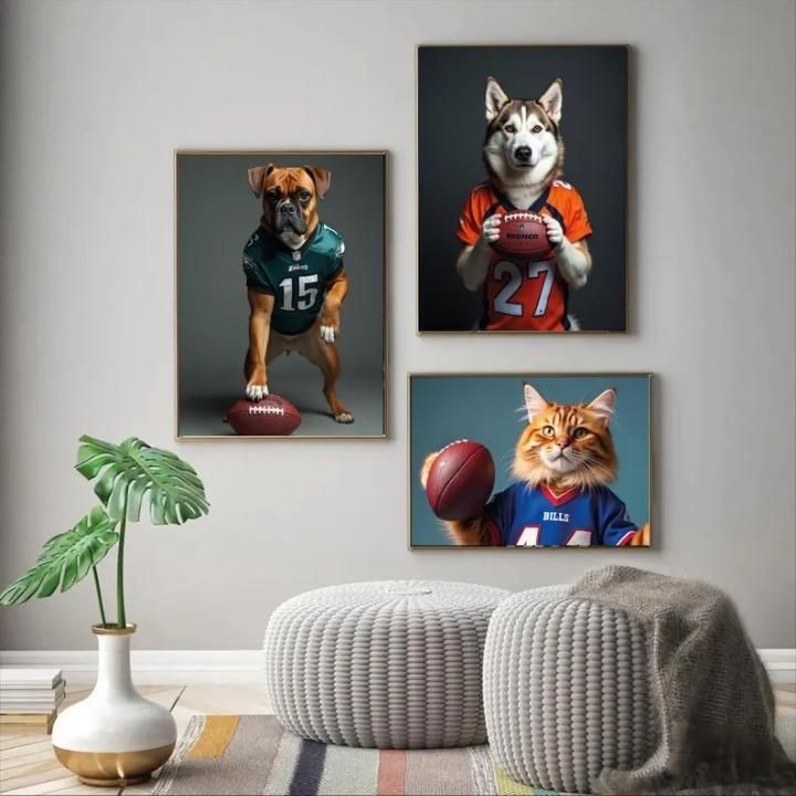 Custom Sports Pet Portrait